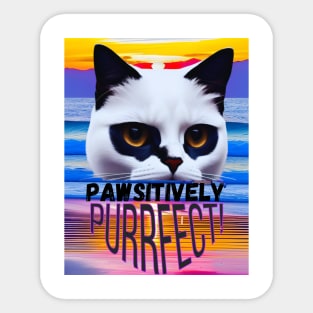 The Purrfect Tee Collection Sticker